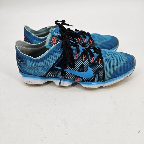 Nike Air Zoom Fit Agility 2 BLUE Training Womens Shoes 806472 400. SZ 8 - Picture 1 of 9